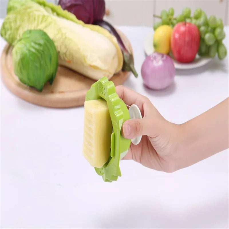 Fries Grid Stainless Potato Grid Steel Potato Kitchen Wooden Home Chip Shred Potato Vegetable French Gadget Cutter Grater Slicer