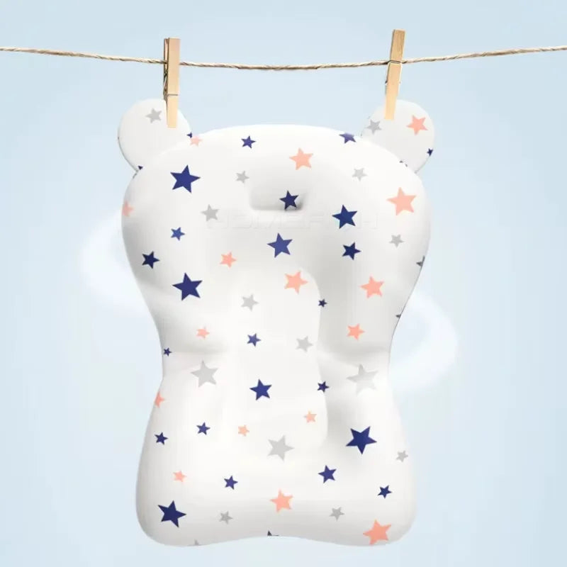 Baby Bath Support Pad Foldable Floating Seat Adjustable Newborn Bathing Cushion Infant Safety Net Hammock